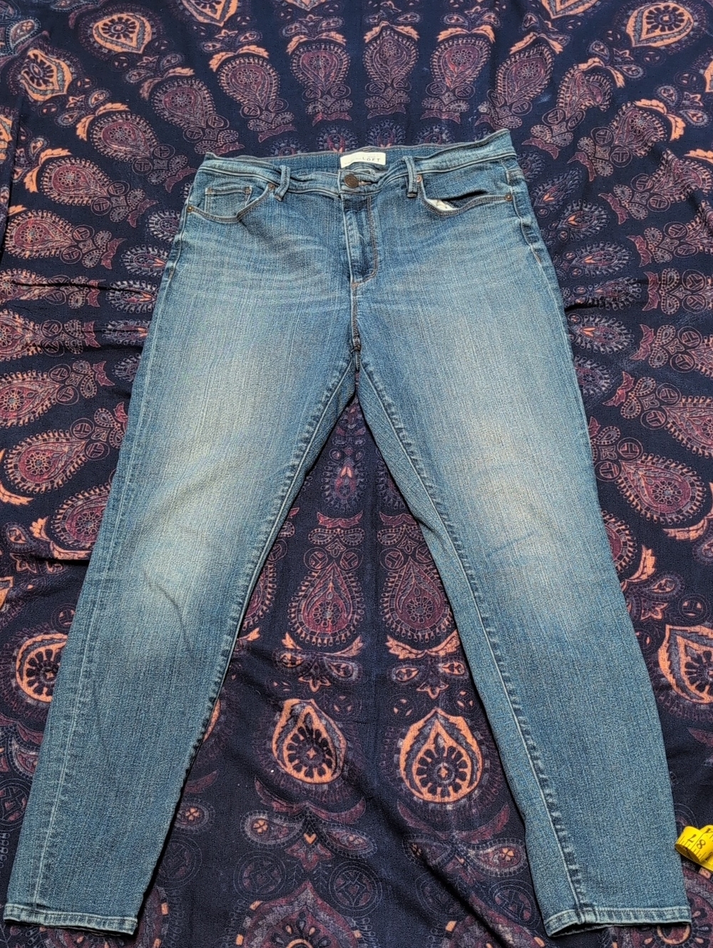 Loft High Waist Skinny Ankle Jeans.